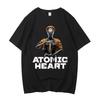 Atomic Heart USSR Game Twins Robot O Neck T Shirts Unisex Cotton High Quality EU Size Tshirt Unisex Streetwear Tshirt Male Tops