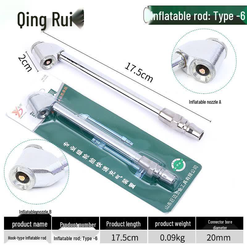 Pointer Type Tire Pressure Inflator Nozzle