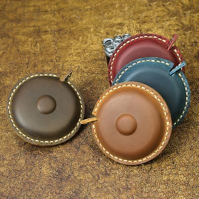 1,5M/60palcový Mini krejčovský metr z umělé kůže Přenosný oboustranný měkký měřicí metr Zatahovací flexibilní výškoměr Pásmo Měřicí nástroj