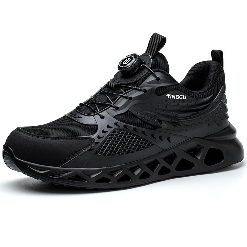 

Кроссовки рабочие со стальным носком для мужчин и женщин, защитная обувь, дышащая, легкая, защитная рабочая обувь, устойчивая к проколам, строительная обувь 36