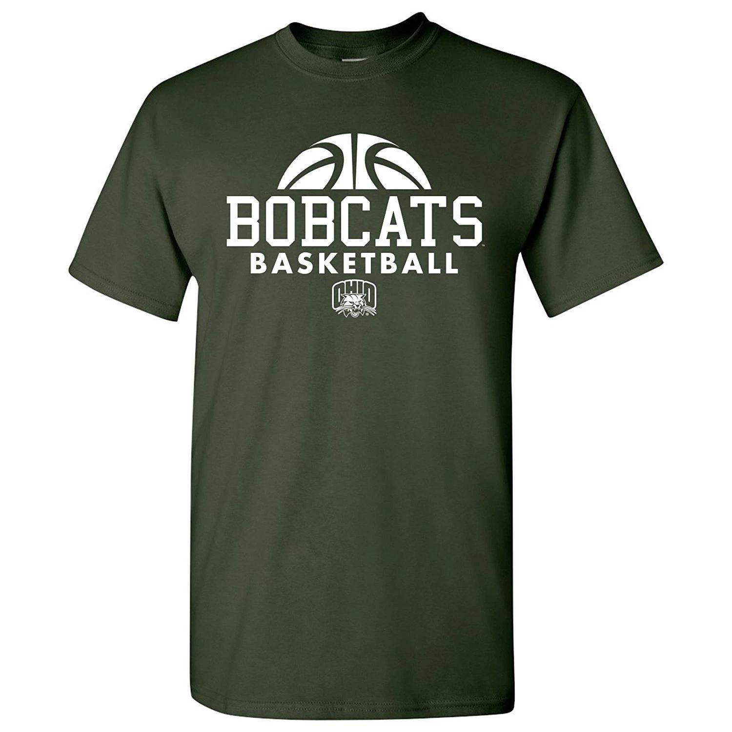 Ohio Bobcats Basketball Hype Licensed Mens T-Shirt Unisex Tee 3XL
