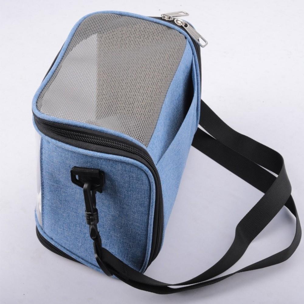 Breathable Mesh Pet Travel Bag Portable Large Capacity Pet Carrier Adjustable Straps Clear Window Hamster Carrying Bag Travel