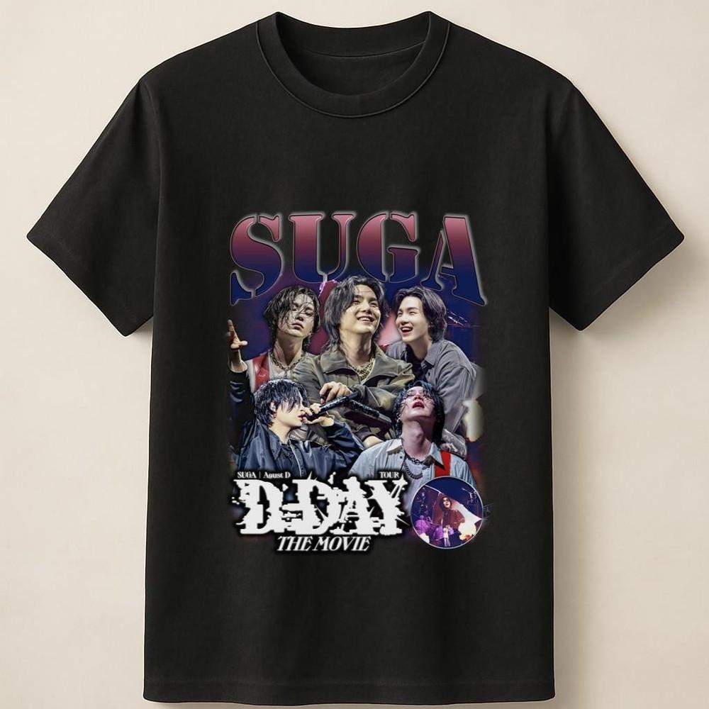 SUGA BTS D-Day Tour The Movie Poster Tee Unisex T Shirt Unisex T-Shirt M
