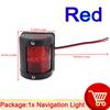 AD 1/2Pcs Red Green Navigation Light For Marine Boat Yacht Motorboat Fishing LED Lights Waterproof Side Marker Signal Lamp