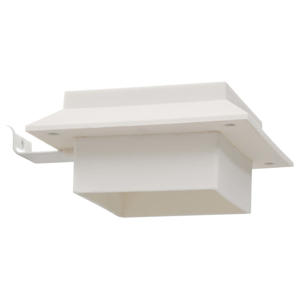 Outdoor Solar Lights 6 pcs LED Square 12 cm White
