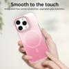 Pro iPhone 16 Pro Magnetické pouzdro Gradientní design Bezrámečkové IMD TPU+PC+PET Kryt na telefon