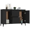 VidaXL Black Buffet 104x35x70 Cm Engineered Wood 806113