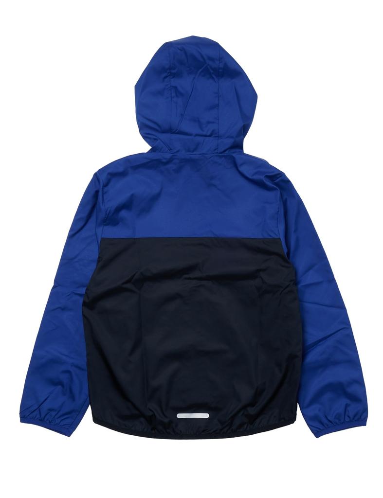 Adidas Tiberio Size Ink Size 160 Kids' Windbreaker, Unisex, JTH14, Semi-Silent Blue/Clear Sky/Legend (IV9514),