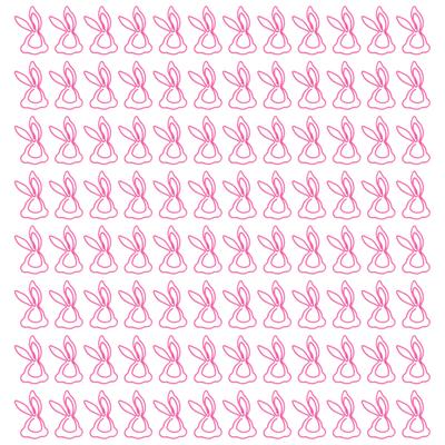 100Pcs Kids Paper Clips Bunny Style Strong Metal Exquisite Color Widely Used Cute Paper Clips for Wo