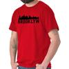 Brooklyn City Skyline Silhouette Urban NYC Fashion Novelty Tee T-Shirt Tee
