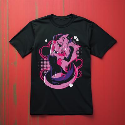 Loona Cute Heart Shirt Adults Anime Tv Show T-shirt Animated Hotel Musical Top