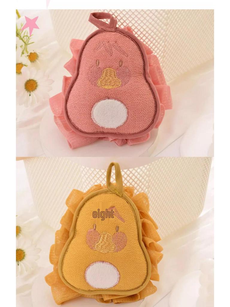 Prinzessinnenstil Doppelseitiges Peeling-Badetuch mit süßer Badeblume