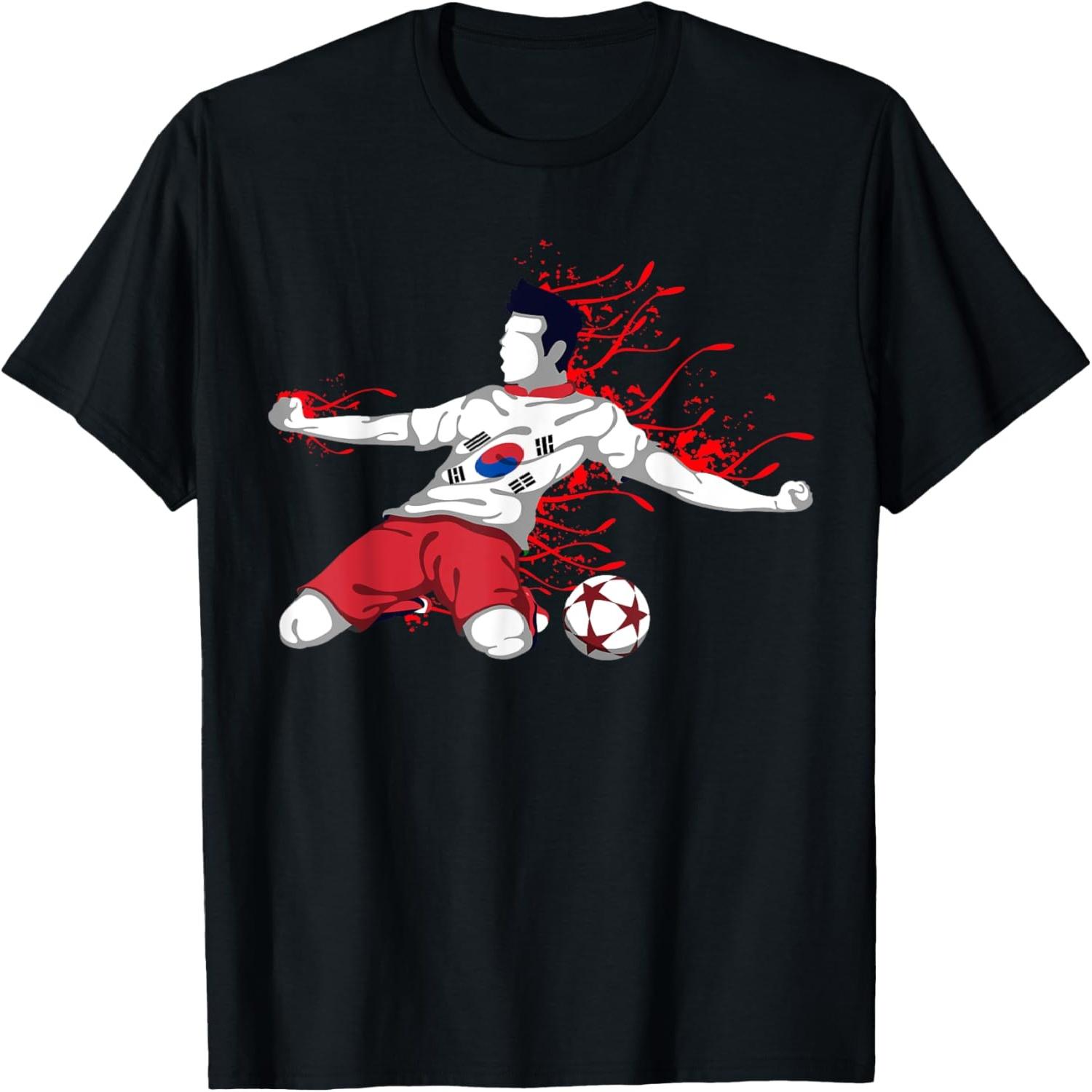 South Korea Soccer Fans Jersey South Korean Football Lovers T-Shirt S