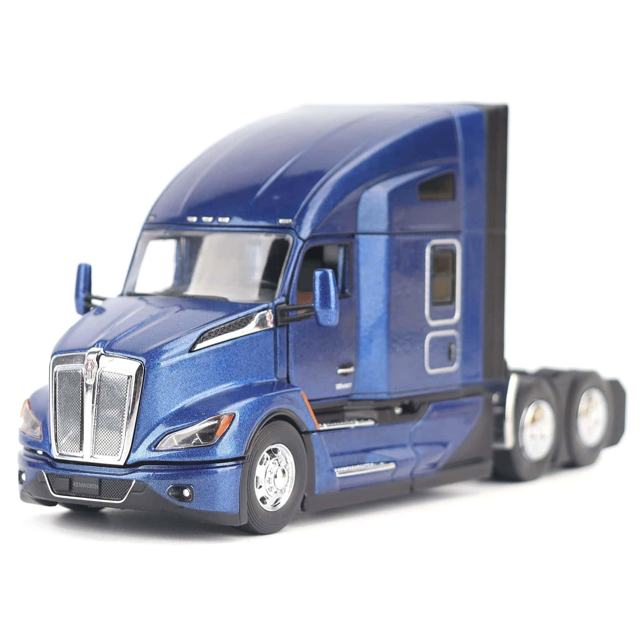 

Diecast Masters | Kenworth T680 - Deep Cerulean Blue | 1:50 Scale Officially Licensed Diecast Semi-Truck | Model 71108