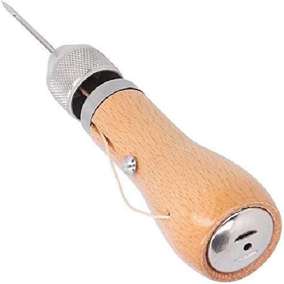 Speedy Stitcher Punch, Speedy Stitcher Sewing Awl Kit Leather Hand Sewing Awl Sewing Awl Professional Stitcher Needles Kit for DIY Leathercraft Bags