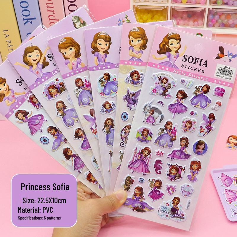Cross-Border Multi-Style Cute Cartoon Bubble Stickers for Kids