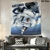 Tottenham Contingent Wall Hanging Printed Fabric Blanket Decorative Tapestries for Bedroom Living Room Home Decor