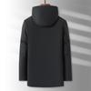 Middle-aged and Elderly Men's Cotton-padded Clothes Hooded Casual Fashion Piled and Thickened Men's Cotton-padded Jackets
