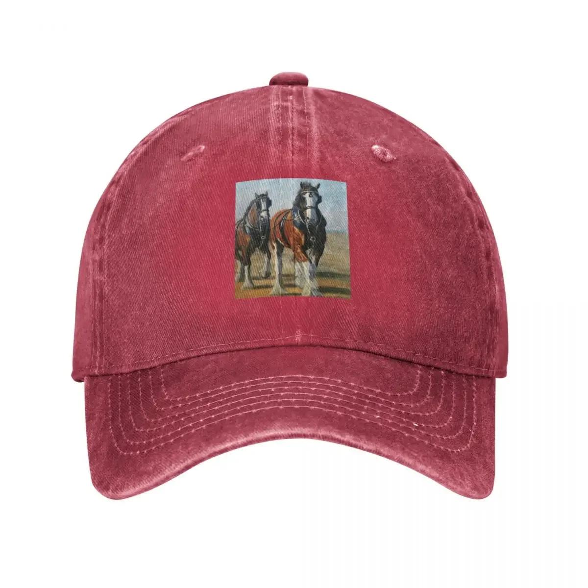 clydesdale heavy horse Baseball Cap fashionable Mountaineering Hat Unisex Luxury beach hat Unisexs Caps Womens