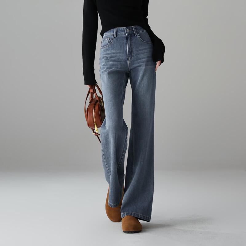 SOFSIL Women s High-Waist Flared Jeans 27