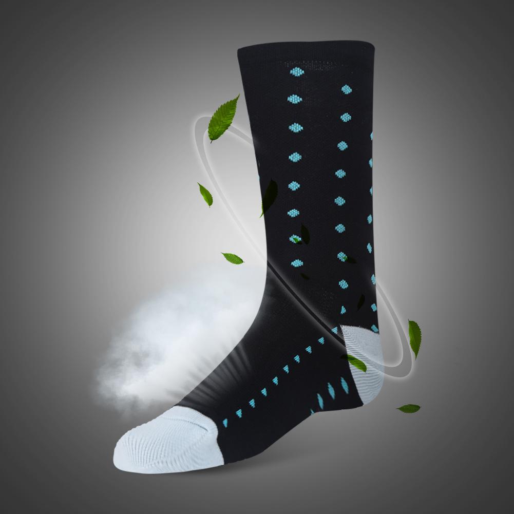 3Colors Men Women Bike Bicycle Cycling Running Sport Breathable Nylon Calf  Socks