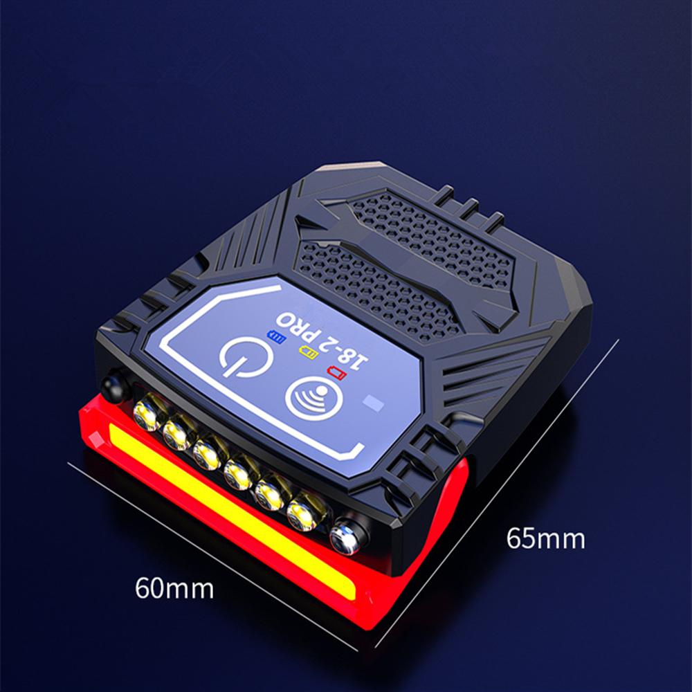 Outdoor Headlamp Camping Cap Hat Sensor Light LED Clip-on Lamp USB Rechargeable