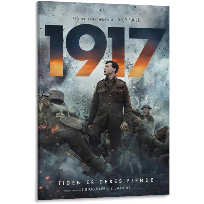 

1917 Постер к военному фильму Холст Постер и Настенное искусство Печать картины Современный Декор для семейной спальни Постеры 24x36 дюймов(60x90cm) 08x12inch(20x30cm)