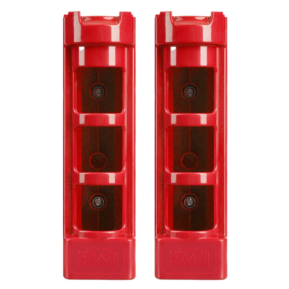 

AZNABLE Rod Holder, Rod Stand, Fishing Rod Rest, Boat, Motorcycle, Portable Fishing Rod Stand (Red)