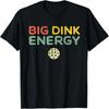 Tricou Retro pentru Bărbați cu Imprimeu Funny Pickleball 'Big Dink Energy'
