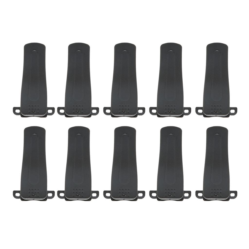 10pcs Radio Belt Clip Replacement Plastic 2 Way Walkie Talkie Belt Clip for Baofeng BF 666S BF 777S BF 888S T 200S