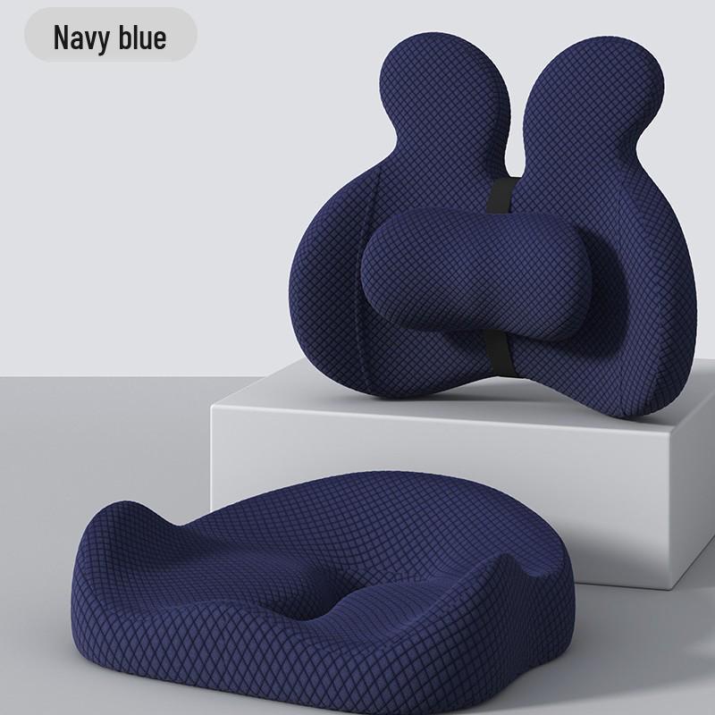 

Office Chair Lumbar Support Cushion – Backrest & Seat Pad for Long Sitting Seat Cushion