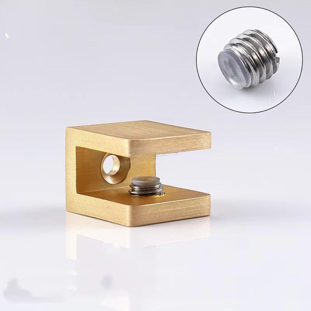 Glass U Clip Wall Mount Shelf Glass Clamps Glass Clamps Suitable For Glass U Clip  Bathroom Shelves
