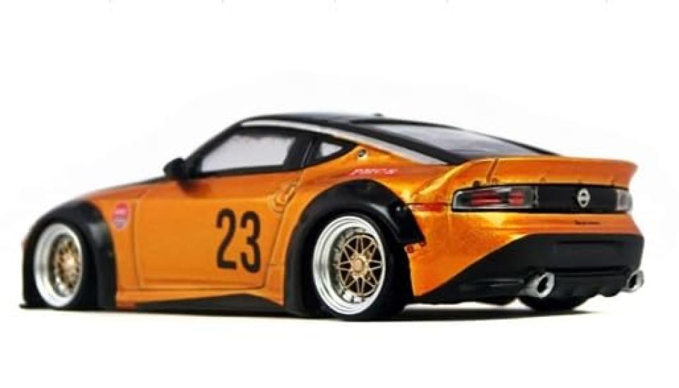 Gulliver D MODEL Scale Nissan Z WORKS Orange Finished Product DBW066A 1/64 LBNATION