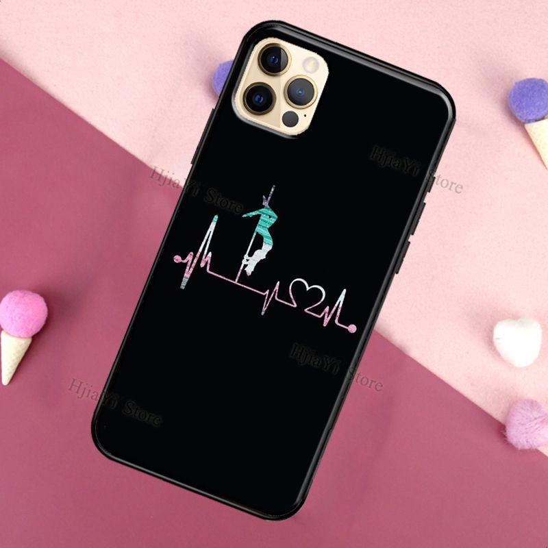 Pole Dance Dancing Fitness Case For iPhone 11 Pro Max 12 13 Mini X XS XR 7 8 Plus SE 2020 Coque For iPhone 13 Pro