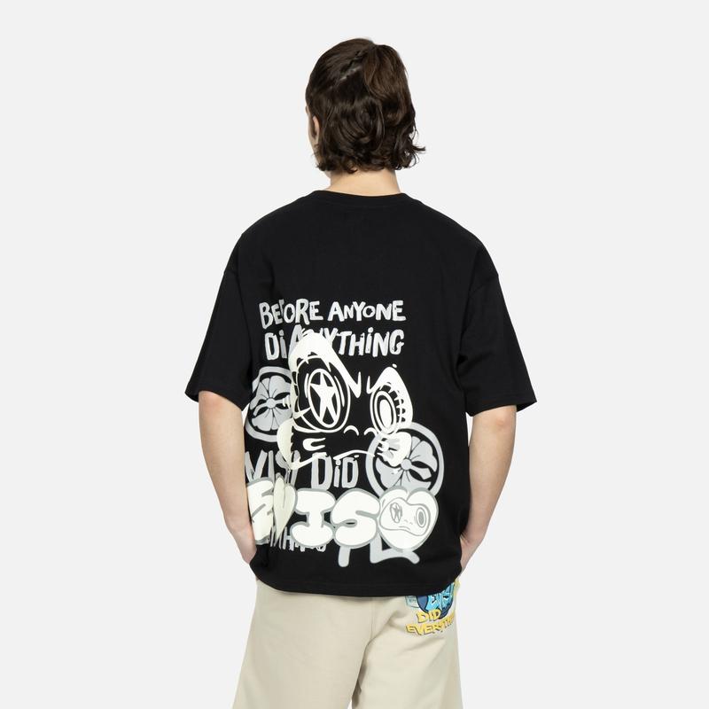 Evisu T-Shirts Unisex Crew Neck Moderate Straight Fit 2ESHTM3TS521LFCT