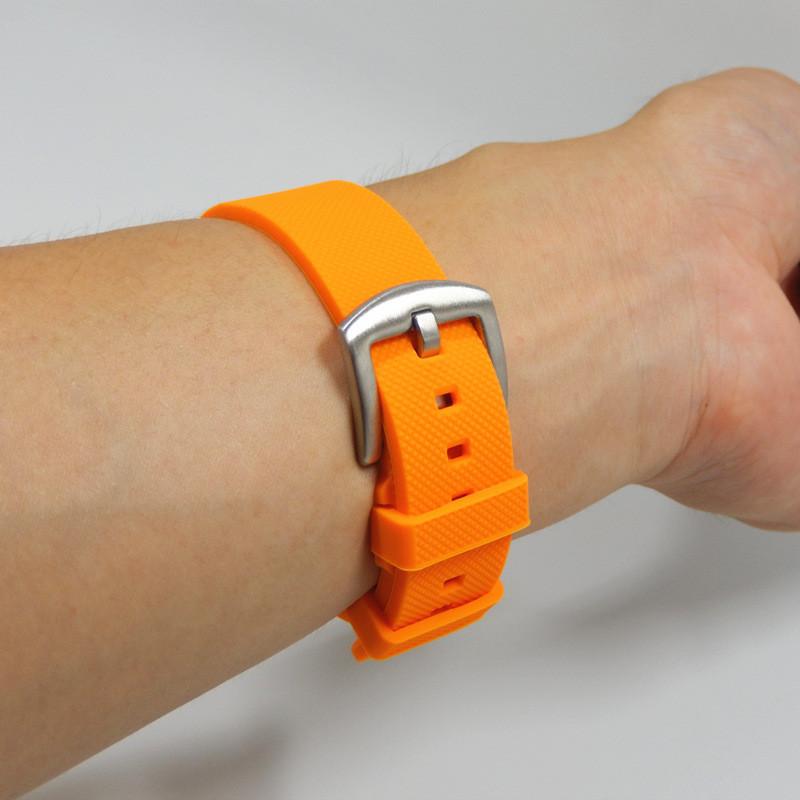 Silicone Sports Watch Band 20mm Quick Release Men Women Fitness Accessories