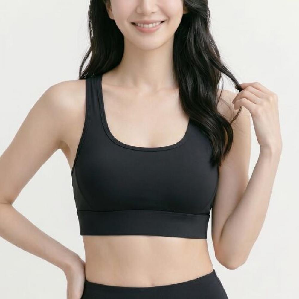 Navava Women Sports Bra High Elastic Spandex No Wire Back Hook 2p Set Nu019