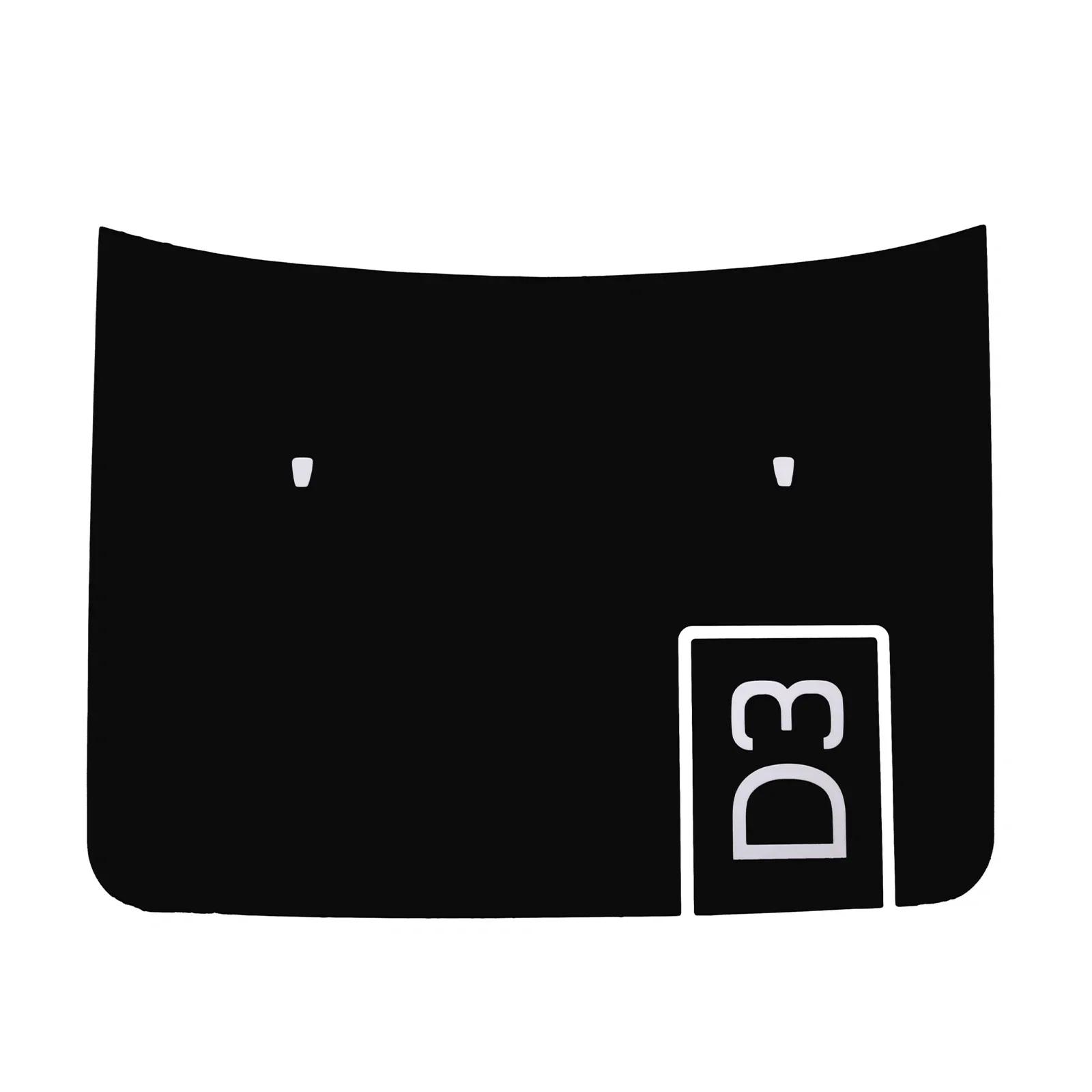 

For Land Rover Discovery 3 4 LR3 LR4 2003-2016 PVC Black Car Engine Cover Pull Flower Film Stickers Car Accessories