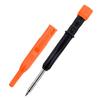2.8mm Mechanical Pencil Deep Hole Marking with Sharpener/Ruler Solid Carpenter Pencil Long Head Metal Woodworking Marking Tool