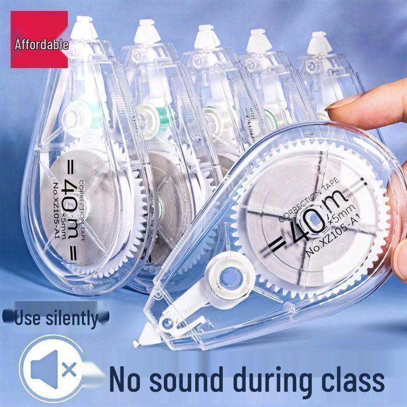 Silent, Large-Capacity Correction Tape for Students - High-Value, Eye-Catching Design for Schools