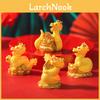 Exquise figurine de dragon en résine pour le Nouvel An pour une décoration unique du zodiaque chinois