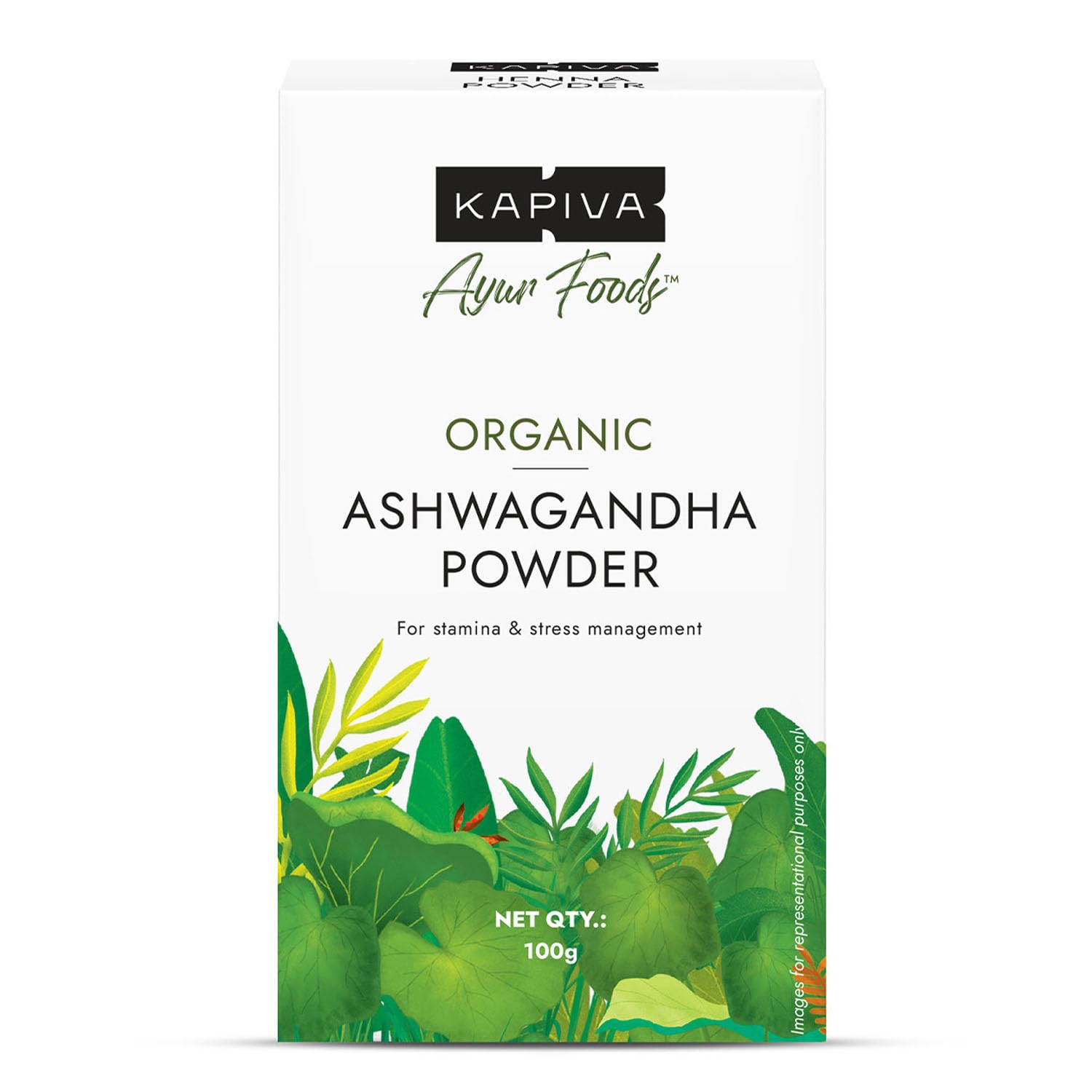 

Kapiva Organic Ashwagandha Powder 100gX Pack of 2 | Stress Relief & Stamina Support | USDA Certified