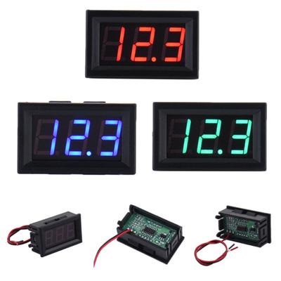 Mini DC 3.2-30V Zweidraht-Voltmeter LED-Panel Digitalanzeige Spannungsmesskopf
