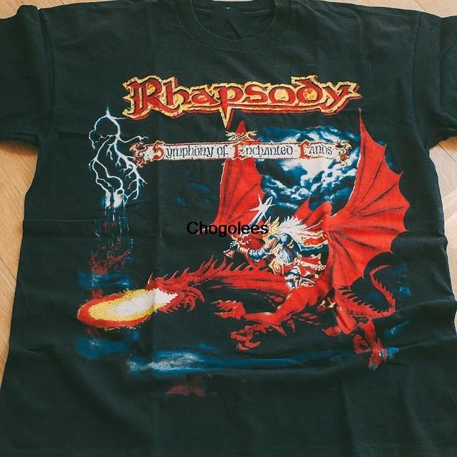 Symphony of Enchanted Lands Rhapsody of Fire Shirt Black Unisex S-5XL 1P0363 Unisex T-Shirt M