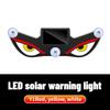 Solar Powered Car Neon Light Wireless Cool Demon Eye Led Ambient Light Suction Cup USB Rechargeable Atmosphere Breathing Lamp