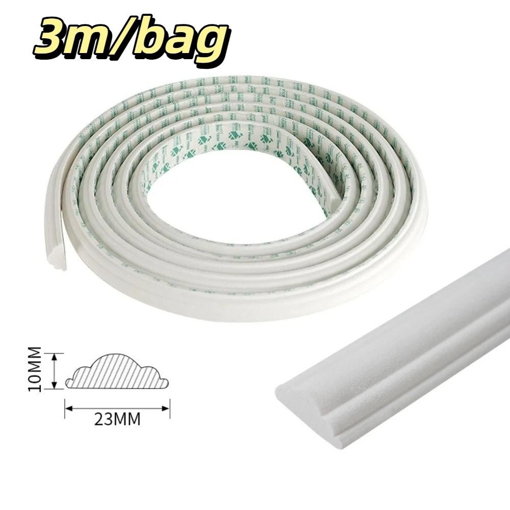 

3m/bag Imitation Wood Texture Decorative Strip EVA Material Wall Waist Line Frame Edge Banding белый
