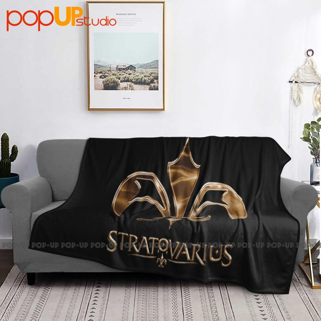 Vtg Stratovarius Band Ultra-Soft Blanket Quilt Winter Sofa Cover Bed Covers