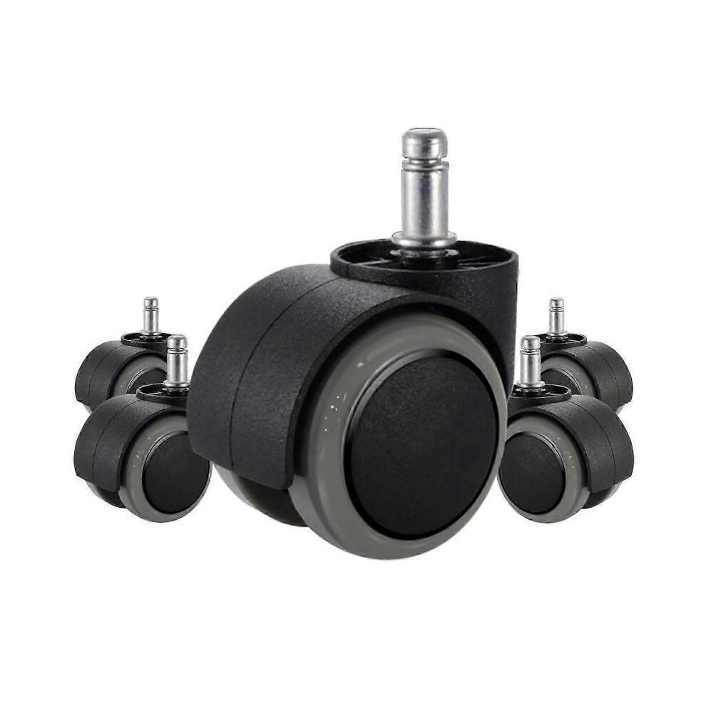 Office Chair Caster Wheels 5-Pack Heavy Duty 10mm x 22mm Replacement for IKEA Chairs
