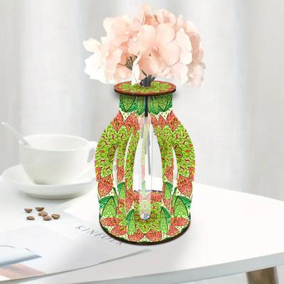 Desktop Diamond Art Kits 5D DIY Diamond Painting Desk Ornament Flower Vase Home Table Decor