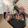 Pistachio Bread Pendant Cartoon Backpack Pendant Exquisite Tennis Keychain  Bag Pendant